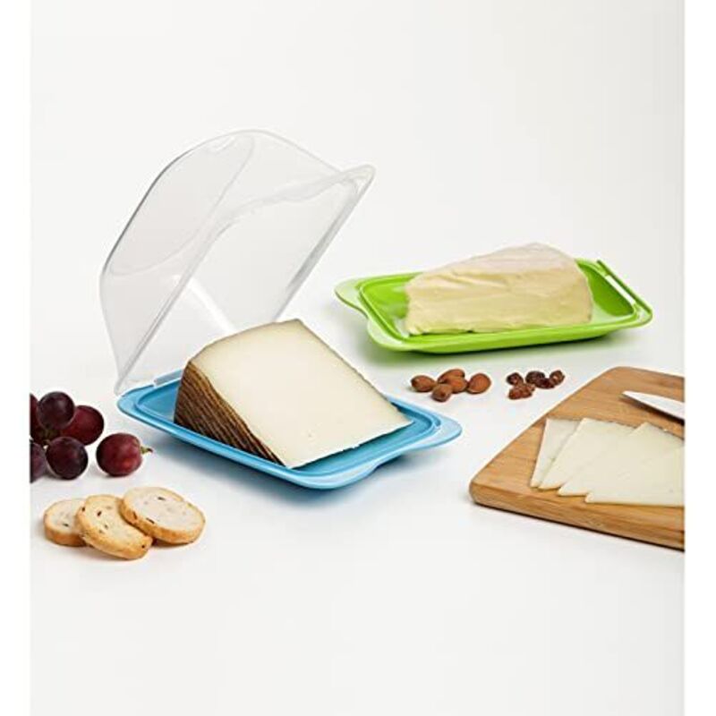 TATAY Contenitore Per Alimenti Ermetico 0,3L - Rosso Mirtillo, Senza BPA, Microonde E Lavastoviglie, 10x10x5,5 Cm