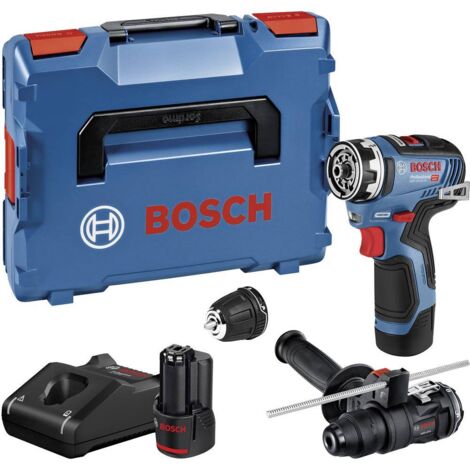 Trapano a batteria Bosch GSR 12V-35 FC+GFA 12-H+GFA 12-B (2x3,0 Ah+caricatore) L-BOXX