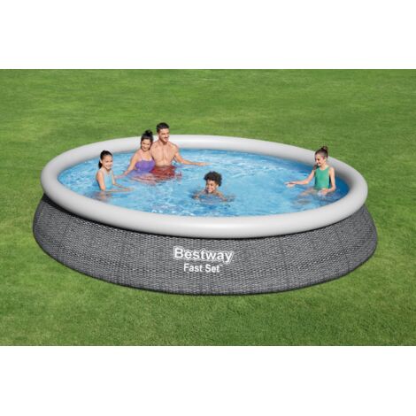 Piscina fuori terra 57313 Bestway Fast Set rotonda 457x84cm
