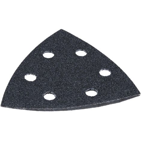 Makita 10 pezzi carta abrasiva Deltoid, 94 mm, K400 K400 - 94 x 94 x 94 mm - nero - 10 pezzi - pietra / vetro