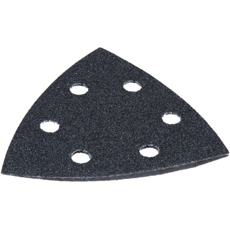 Makita 10 pezzi carta abrasiva Deltoid, 94 mm, K1.200 K1200 - 94 x 94 x 94 mm - nero - 10 pezzi - pietra / vetro