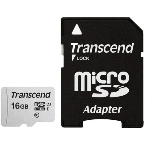 Transcend microSDHC 300S 16GB NAND Classe 10 (1/3)