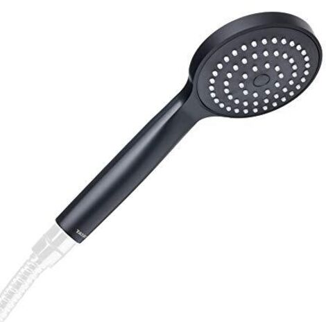 Doccetta nero opaco universale monogetto in abs anticalcare (1/3)