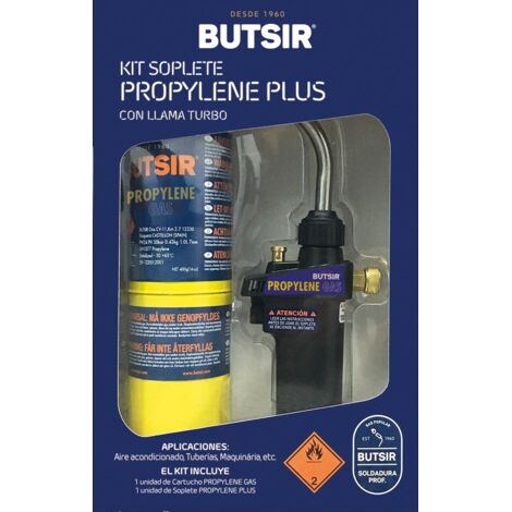 Cannello BUTSIR propilene Plus + cartuccia da 400g