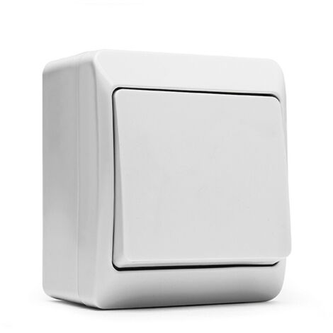 Pulsante a tenuta stagna 10A-250V Bianco