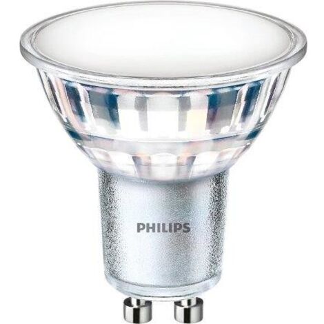 FARETTO A LED IN VETRO ''PHILIPS'' 550LMN GU10 3000K LUCE BIANCA