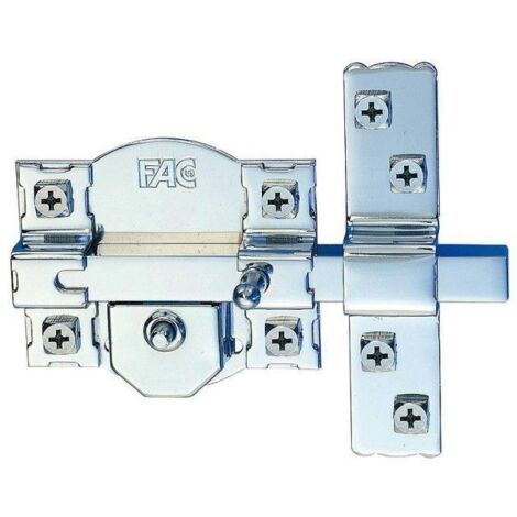 Chiavistello di sicurezza Fac 300-r/80 nichel Acciaio 40 mm 80 mm (1/2)