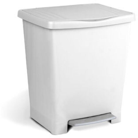 Cubo pedal milenium blanco