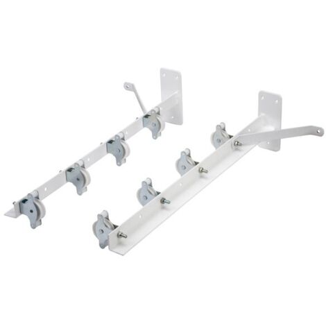 STENDIBIANCHERIA DA PARETE PLASTIFICATO BIANCO