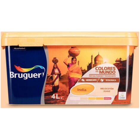 Colori del mondo india soft peach 4l bruguer