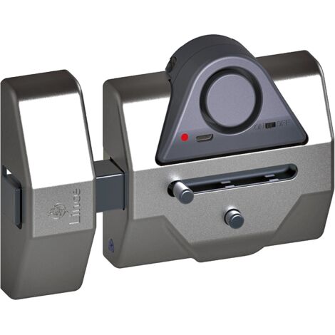 LINCE Serratura Alta Sicurezza 7930 RSA Allarme da 100 Db-Cromato, 0