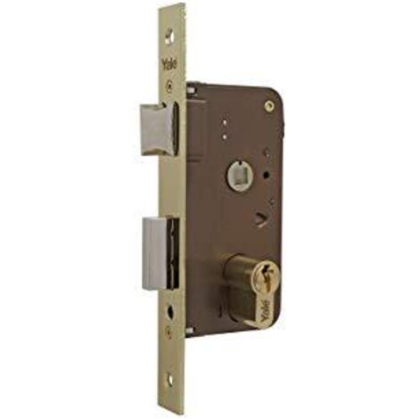 YALE 03010103 Serratura 600-hl/60x35, ottone, extra large