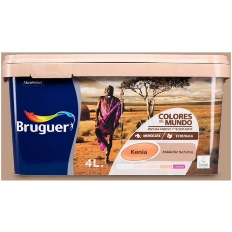 Colori del mondo kenia marrone naturale 4l bruguer