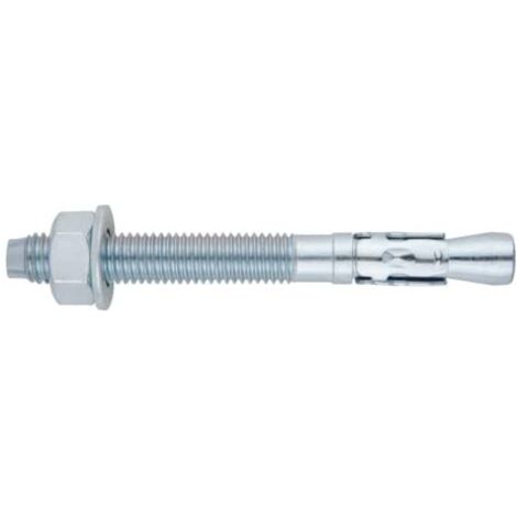 Ancorante maschio a carico pesante - asta zincata - rondella zincata M12 x 75 Ø12 - Confezione da 50