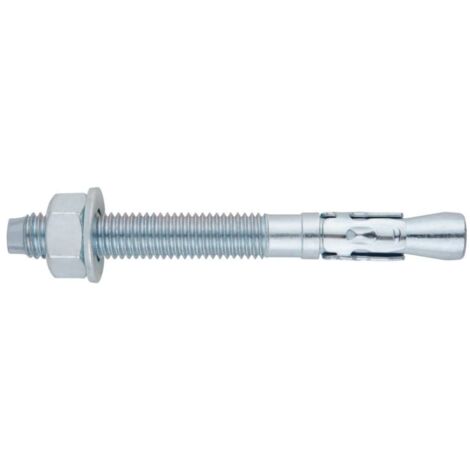 Ancorante maschio a carico pesante - Asta zincata - Anello zincato M12 x 100 Ø12 - Confezione da 50