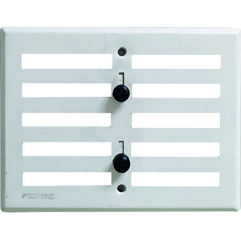 Griglia di ventilazione in alluminio laccato, L.25 x P.17 cm Centrale Brico