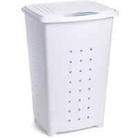 Contenitore in plastica bianco 60lt millenium 1100601 tatay