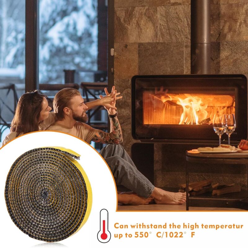 Joint De Cheminée En Kit - 3 M De Diamètre - 10 X 6 Mm - Pour