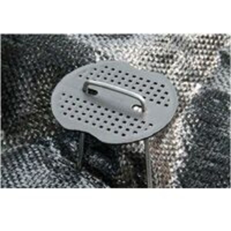 Rondelles D'amortisseur Pour Agrafes De Jardin - Lot De 100 - Stabilisation Bâche, Pelouse, Tente - 12