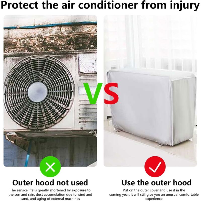 Housse De Protection Pour Climatiseur Mobile - Anti-poussière, Imperméable | Taille 40x46x75 Cm | Rangement Hivernal, Salon, Chambre | Design Esthétique Et élégant