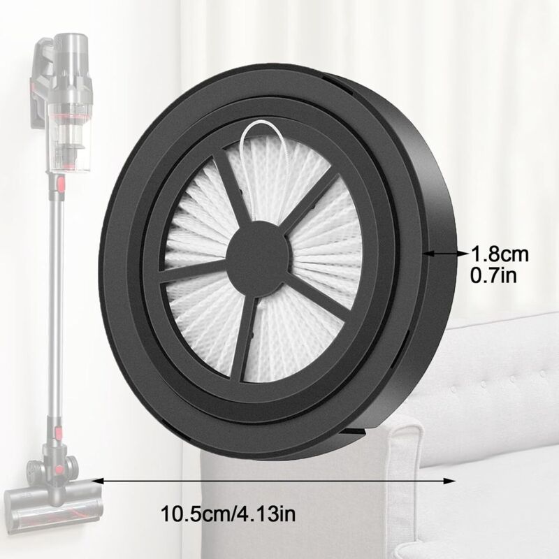 Tête De Brosse Pour Aspirateur Sans Fil Ulnitec U11 - ABS Et Caoutchouc, Filtration Améliorée, Nettoyage Efficace