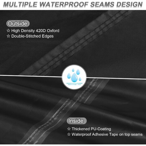 Housse Salon De Jardin Exterieur - 110x70x84cm(LxWxH) Housses
