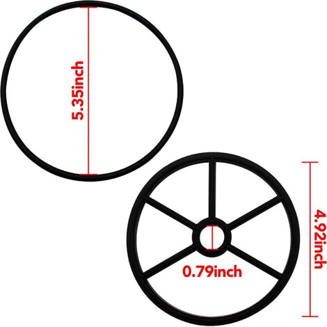 Kit Joints Pour Vanne Hayward SP0710/SP0711/SP0712 – Rondelles, Joint Torique, Spider – Filtre Piscine