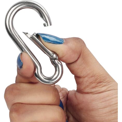 Mousqueton à Vis M6 En Acier Inoxydable Maillon Rapide (lot