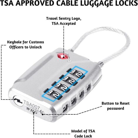 Étui Rigide De Voyage FORGE - Cadenas TSA 4 Chiffres - Rouge - Neuf