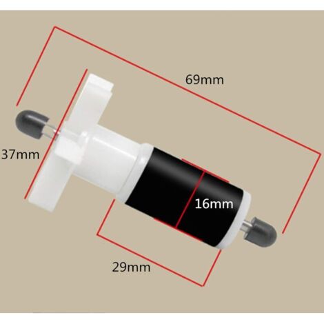 PANGBOER Rotor Turbine Avec Arbre Et Roulement De Rechange Pour Filtre