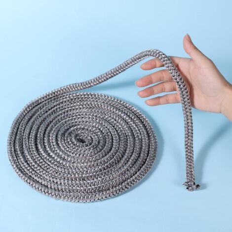 Corde Fibre Céramique Joint Plat 5m Diamètre 8mm - 1260°C Étanchéité Four Porte