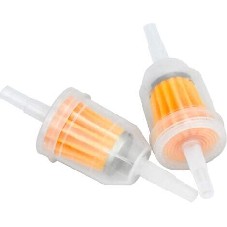 Lot De 12 Filtres à Carburant Universels 4x30mm - Pour Voiture, Moto, Tondeuse, Quad - Tuyaux 6mm Et 8mm