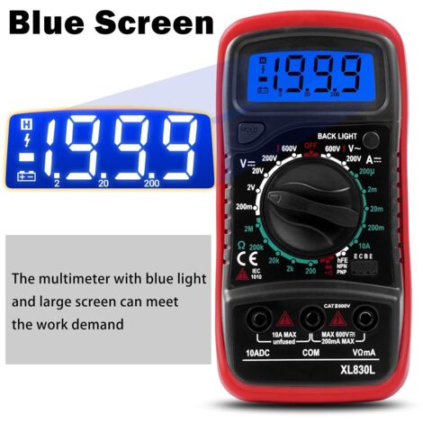 Multimètre numérique SZ06 avec rétroéclairage LCD - Test et Avis