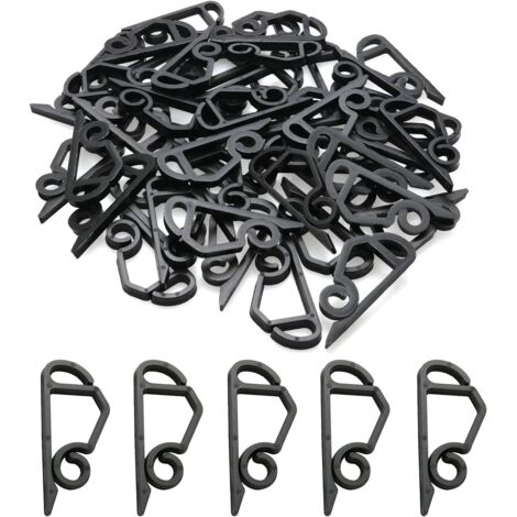 Lot De 20 Crochets En Fer Résistants Aux Intempéries – Jardin, Extérieur, Pour Lanternes, Mangeoires, étiquettes (30 Cm, Argenté)
