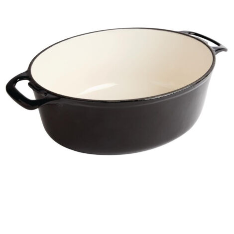 Grande cocotte ovale noire Vogue 6 litres (1/5)