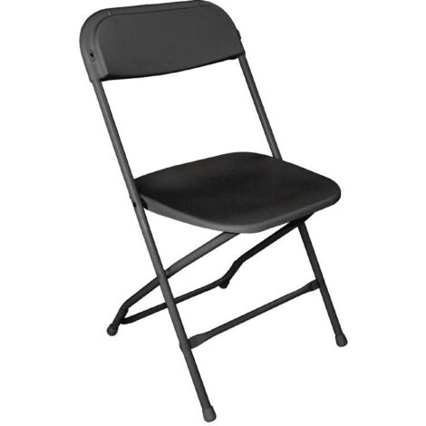 Chaises Pliantes Noires Lot de 10 - Bolero (1/5)