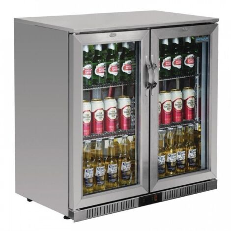 Arrière-bar 2 portes battantes vitrées 208 Litres, 230 W, 220 V - MONO (1/5)