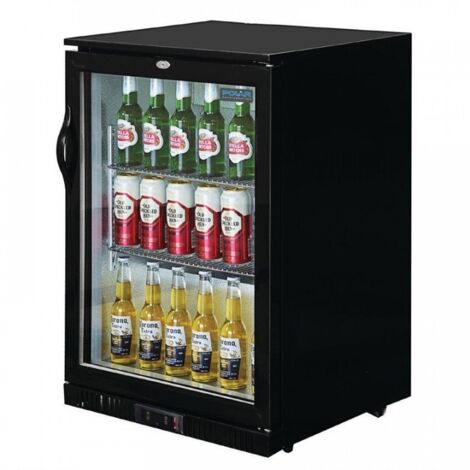 Arrière-bar 1 porte battante vitrée 138 Litres noir, 180 W, 220 V - MONO (1/5)