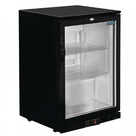 Arrière-bar 1 porte battante vitrée 128 Litres noir, 180 W, 220 V - MONO (1/5)