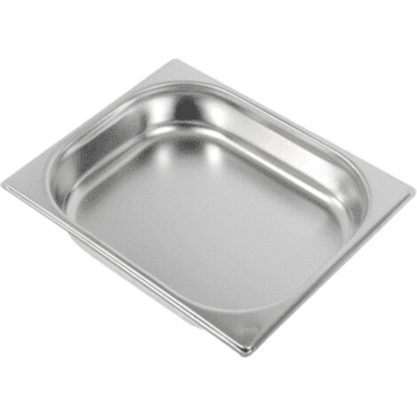 Plaque inox GN 1/2 (P)65 mm (1/4)