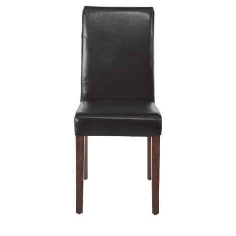 Chaises en Simili Cuir Noires - Lot de 2 - Bolero (1/5)