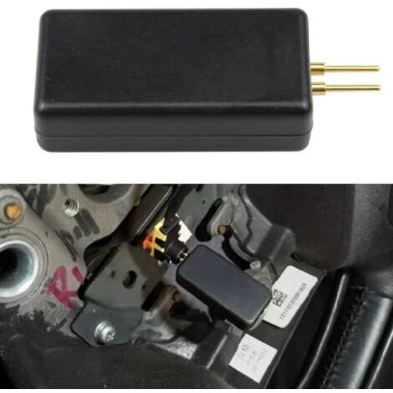 8 Simulateurs De Résistance D'airbag 12V - Pour Diagnostic SRS Voiture/camion - Fiches 2 Broches Laiton Doré - 12