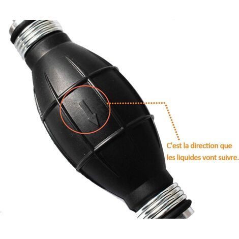Siphon à Essence Sans Effort – Tuyau Cuivre 2M Avec Jiggler, Transfert De Carburant Facile