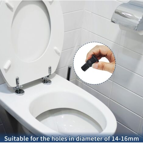 Kit De Fixation Pour Abattant De WC - 4 Pièces Universelles, Diamètre 18mm, Filetage M6