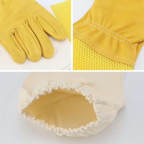 GANTS EN CAOUTCHOU AVEC MANCHE 5888 : SHOP APICULTURE: Tout le matériel
