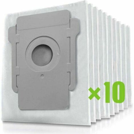 10 pièces adaptées pour irobot Roomba i7 robot de balayage accessoires sac à poussière S9 sac à poussière E5 E6, (1/5)