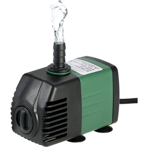 Pompe à eau submersible 1500L/H 25W pour fontaines de table d'aquarium, jardins d'eau d'étang et systèmes hydroponiques avec 2 buses AC220-240V (1/5)