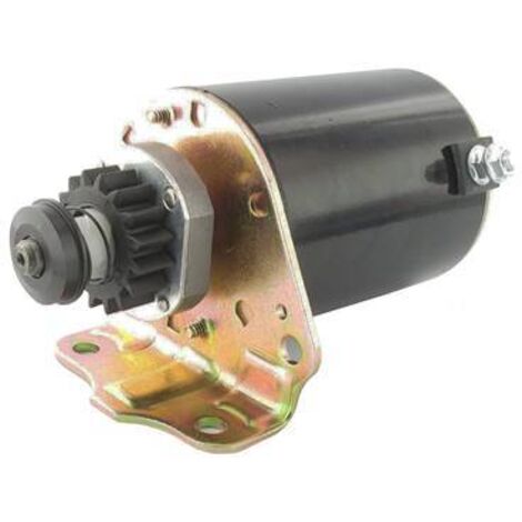 Démarreur électrique 12V pour moteurs BRIGGS ET STRATTON – Pignon 16 dents – Longueur d'induit 108 mm – Fixation 2 trous