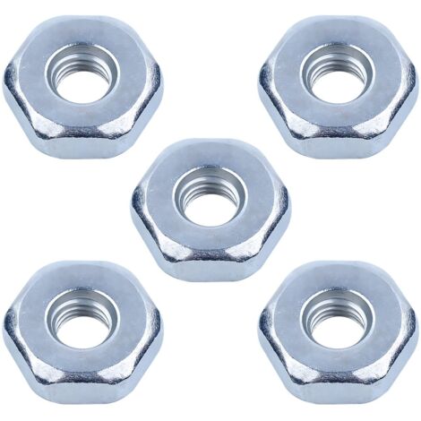 5 Pièces écrou de Trononneuse pour STIHL MS360 MS180 MS381 MS440 MS660 MS250 MS038 et Plus de Modèles, écrou de Chane Universel M8 Ecrou pour Carter de Chaine (1/5)