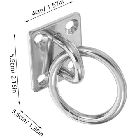 Crochets Polis Miroir Crochets Levage Acier Inoxydable - Lot De 2 - Charge 300kg - 304 Crochet De Levage 2t Crochets Polis Miroir Crochets Levage Acier Inoxydable - Lot De 2 - Charge 300kg - 304 Crochet De Levage 2t